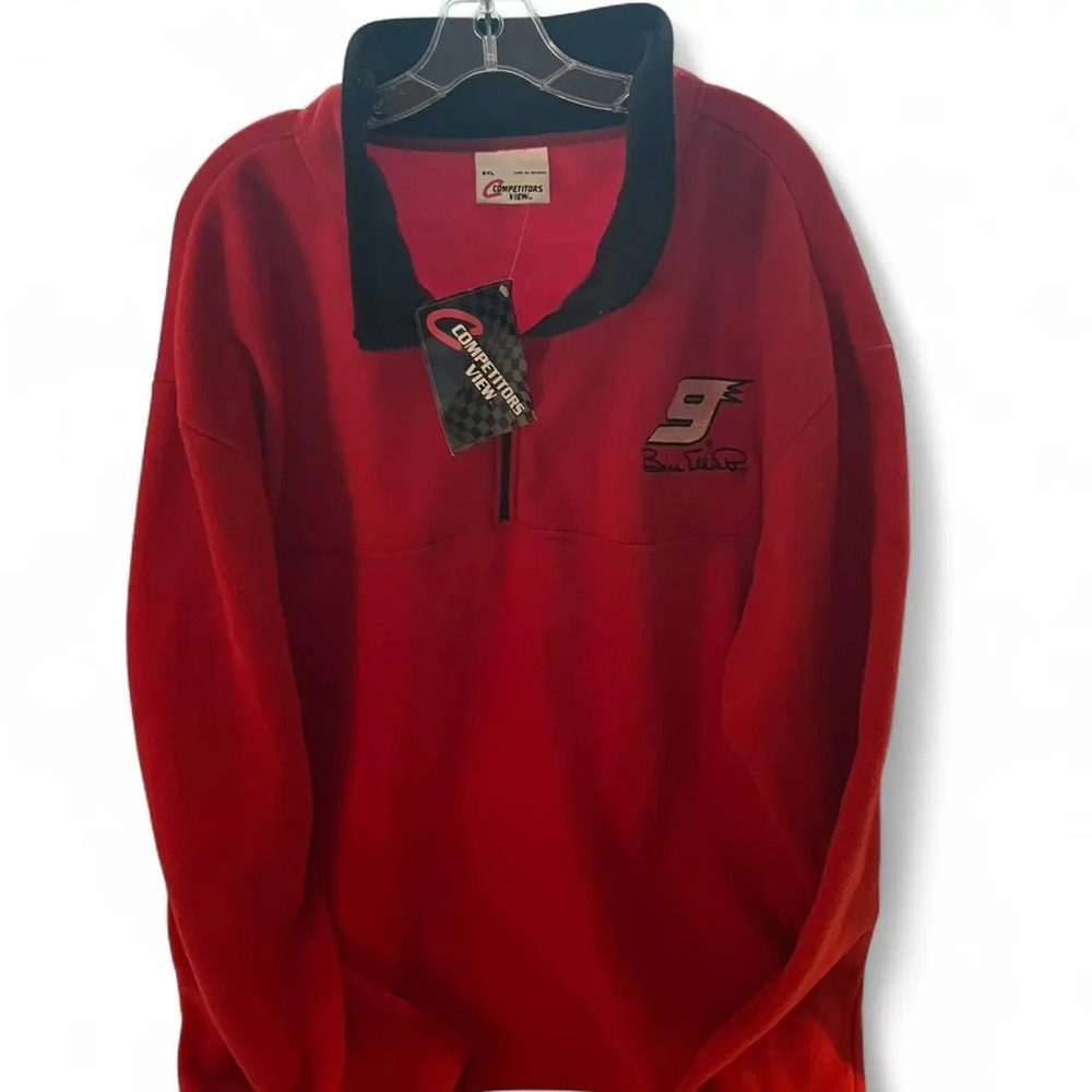 NWT Bill‎ Elliott Nascar Mens Red Fleece XXL